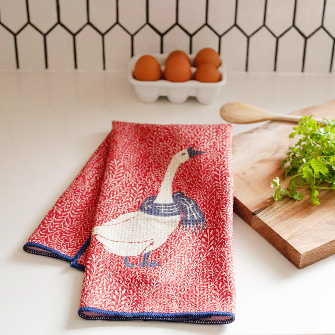 Goose Blu Kitchen Tea Towel Kitchen Towel - rockflowerpaper