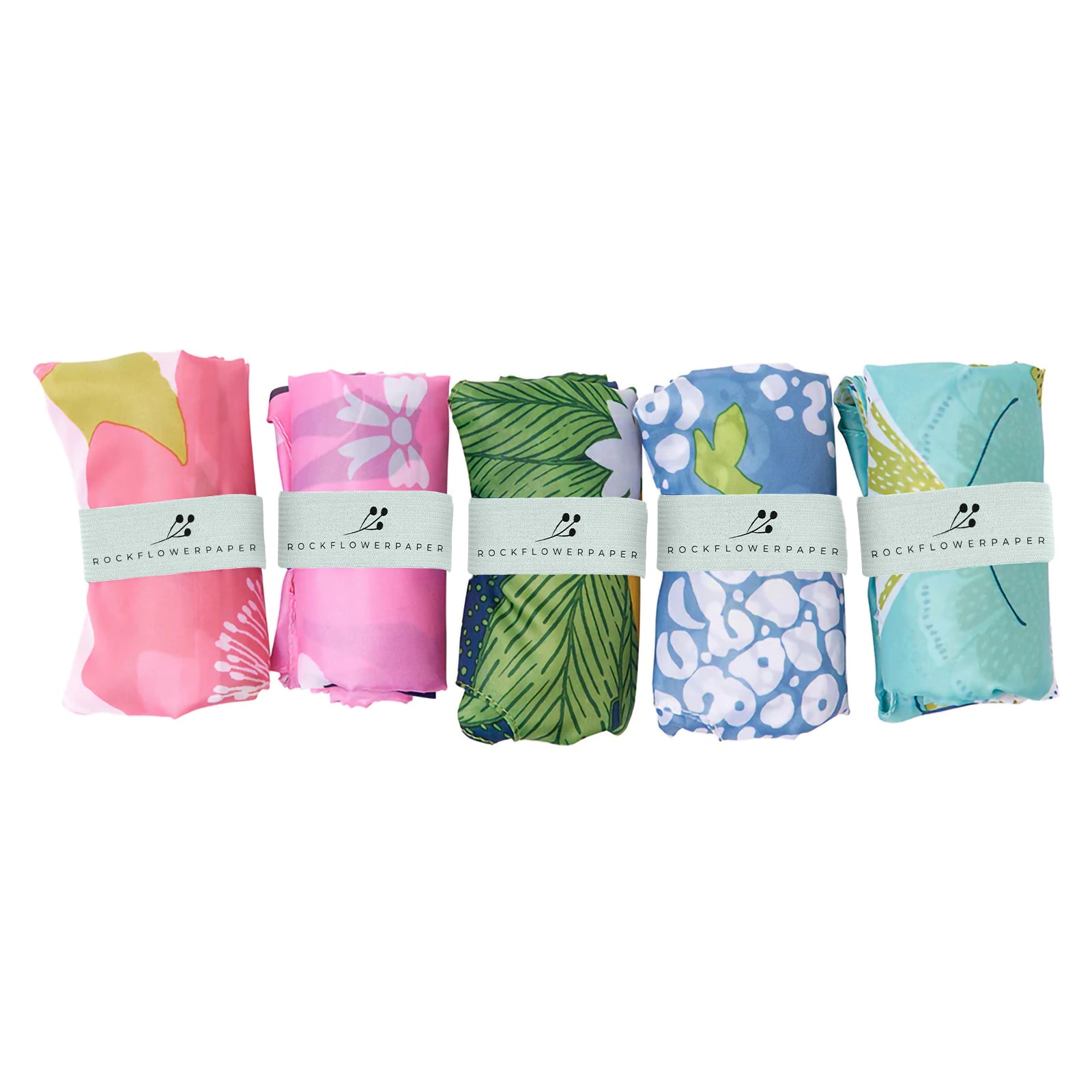 Hydrangea Blue blu Reusable Shopping Bag