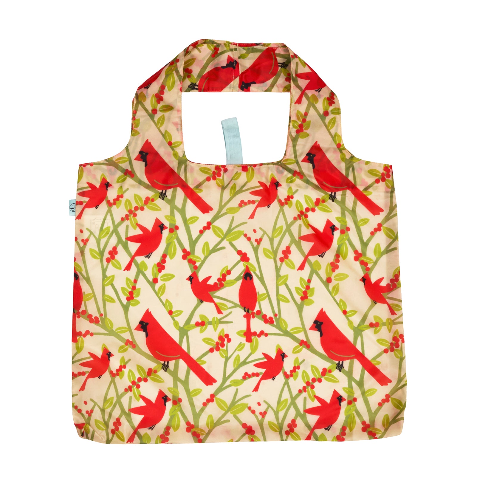 Cardinal Birds blu Reusable Shopping Bag