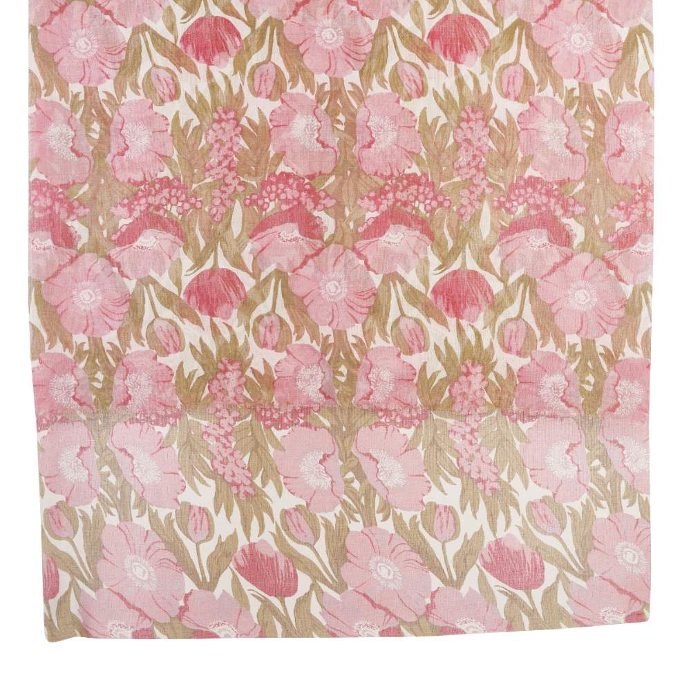 Icelandic Poppies Pink Featherweight Scarf
