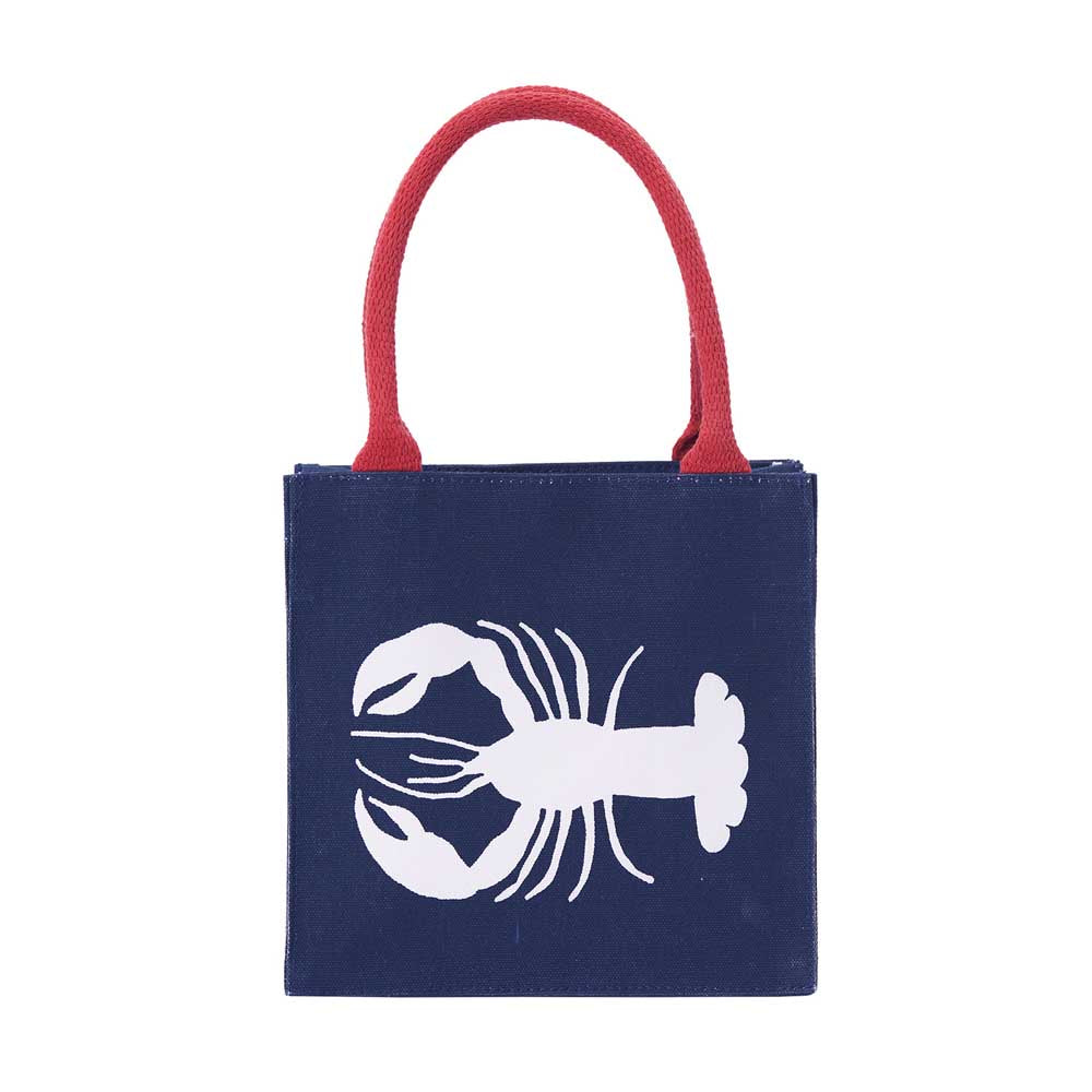 Lobster Navy Reusable Itsy Bitsy Gift Bag Gift Bag - rockflowerpaper