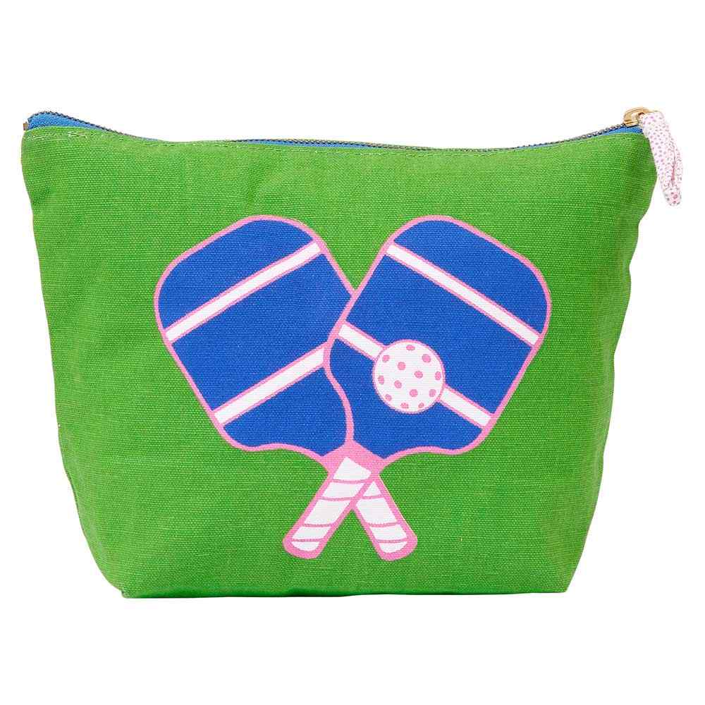 Pickleball Green Pouch Large Pouch - rockflowerpaper