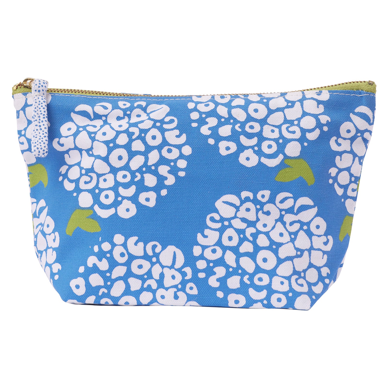Hydrangea Blue Medium Essential Canvas Pouch