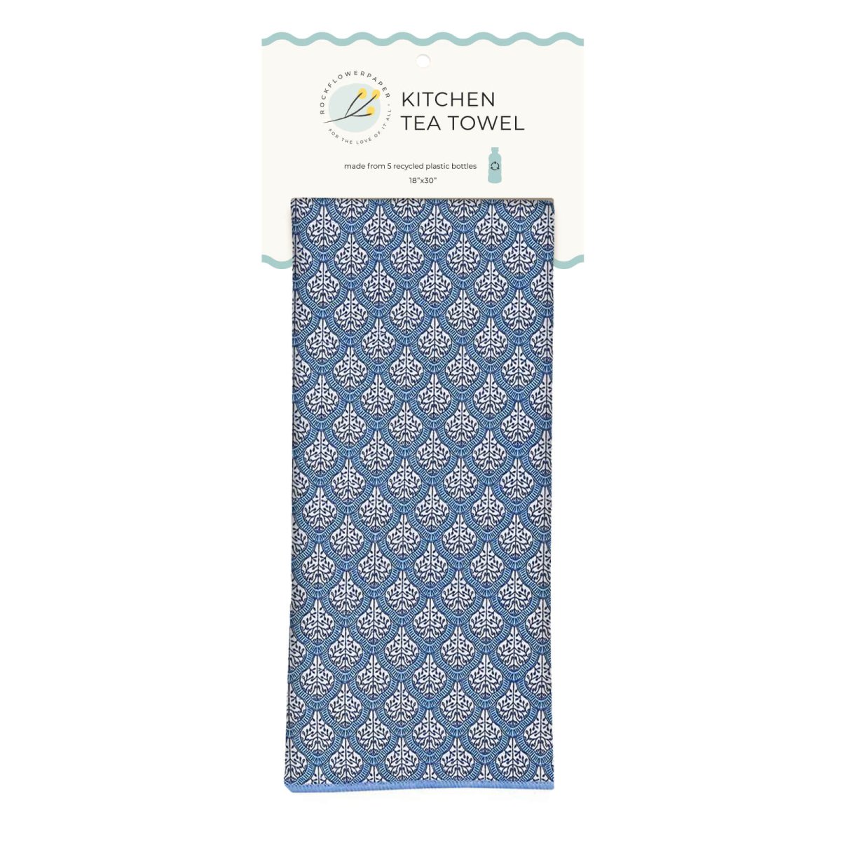 Blaire Blue Eco Kitchen Tea Towel Tea Towel - Rockflowerpaper