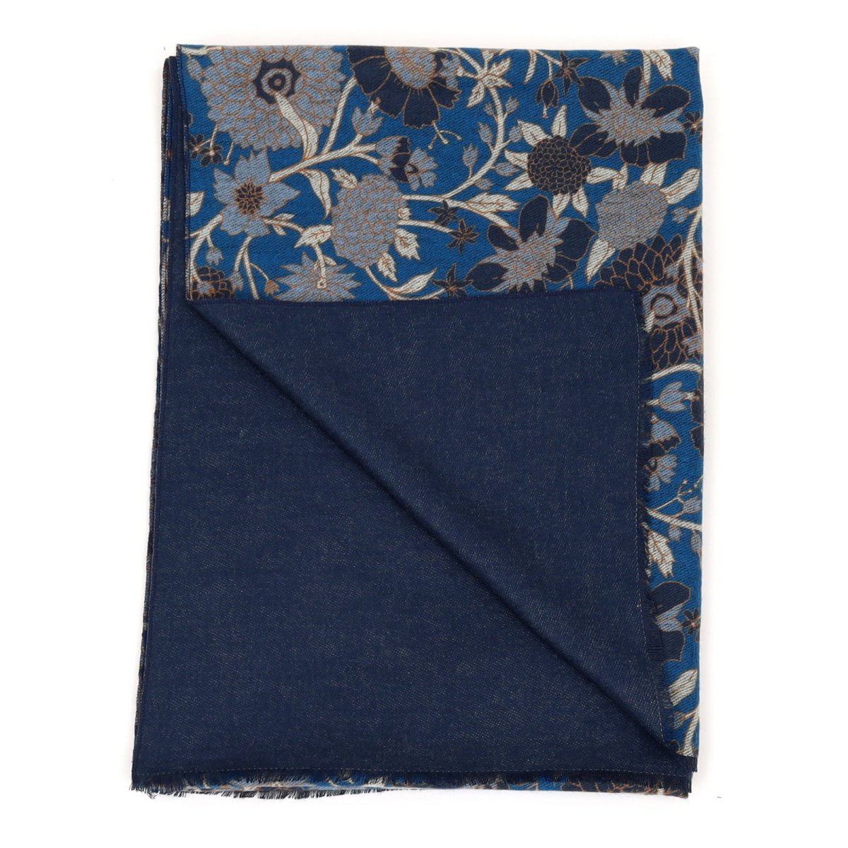 Capri Blue Reversible Wrap Scarf - rockflowerpaper