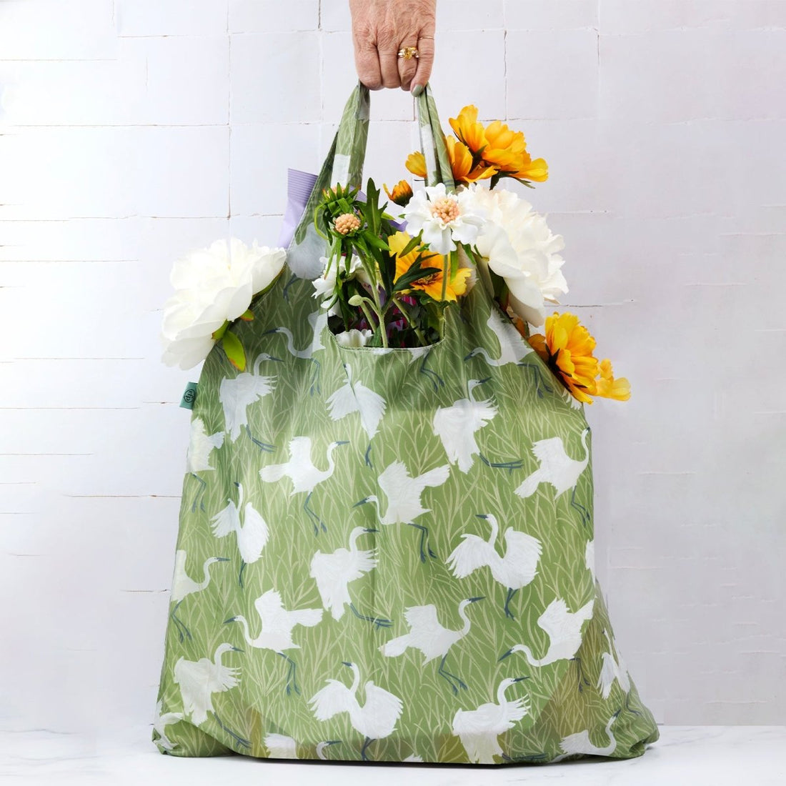 Egret & Reed blu Reusable Shopping Bag Reusable Shopping Bag - Rockflowerpaper