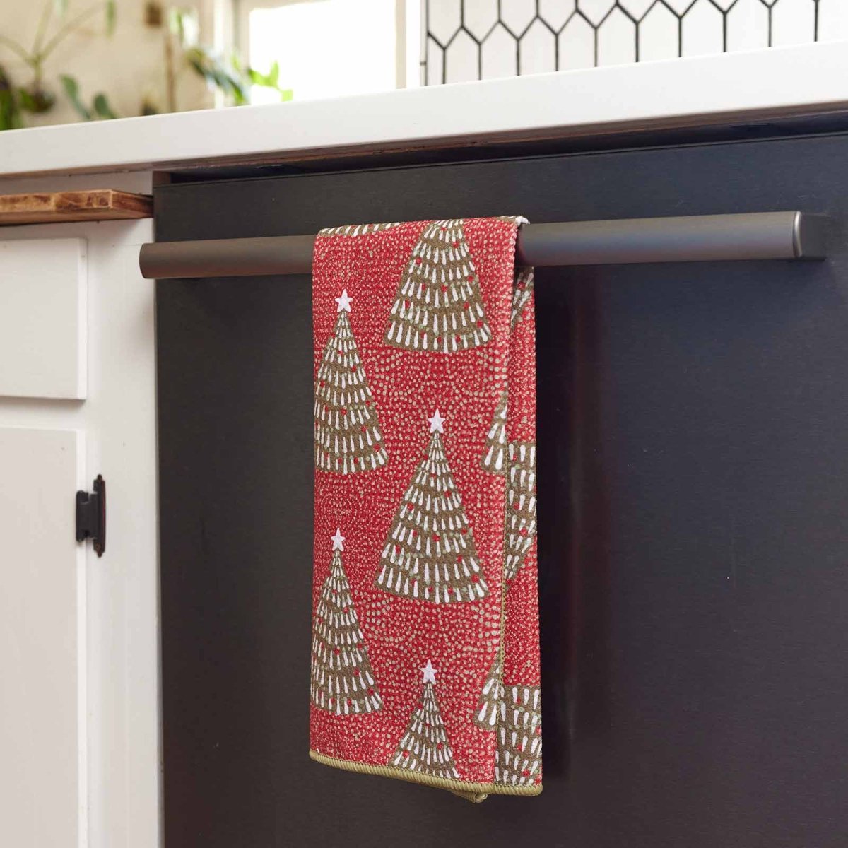 Filigree Trees blu Kitchen Tea Towel Kitchen Towel - rockflowerpaper