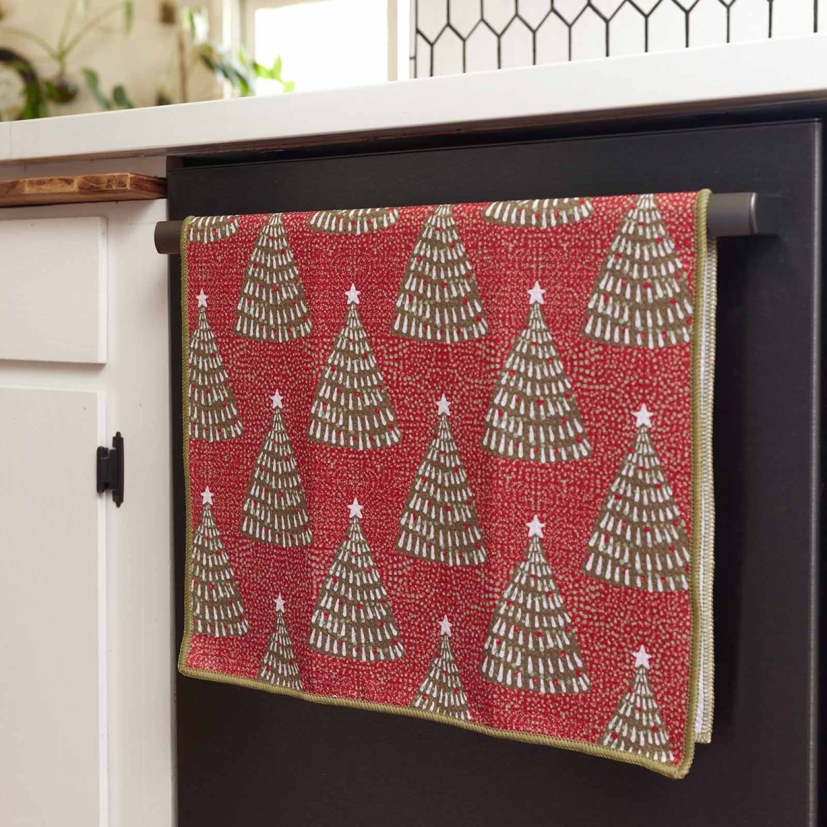 Filigree Trees blu Kitchen Tea Towel Kitchen Towel - rockflowerpaper