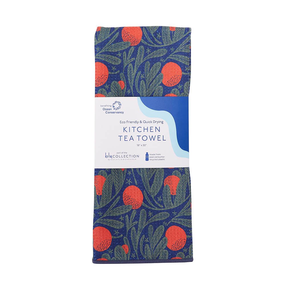 Fruit Tree blu Kitchen Tea Towel Kitchen Towel - rockflowerpaper