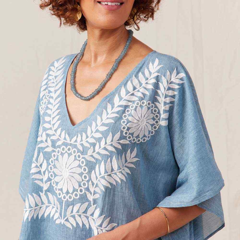Hydra Embroidered Kaftan Kaftan - rockflowerpaper
