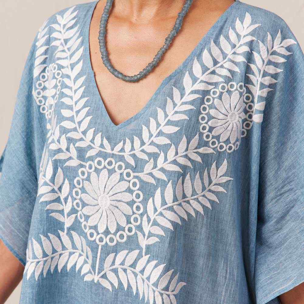 Hydra Embroidered Kaftan Kaftan - rockflowerpaper