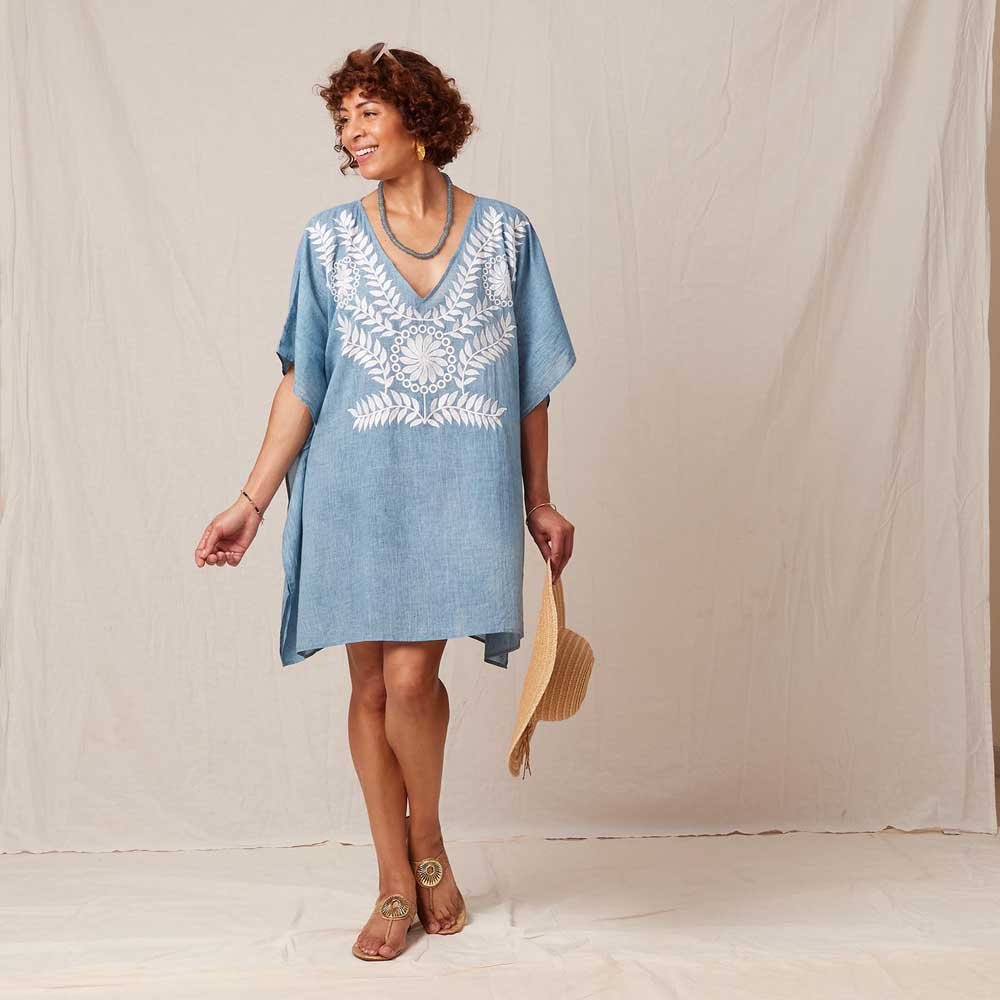 Hydra Embroidered Kaftan Kaftan - rockflowerpaper