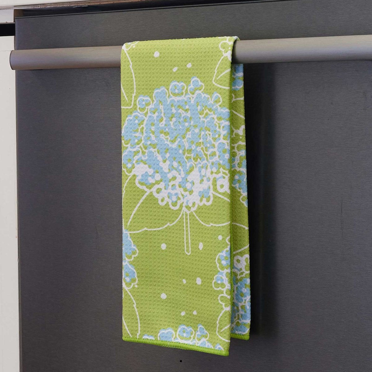 Hydrangea Blu Kitchen Tea Towel Kitchen Towel - rockflowerpaper