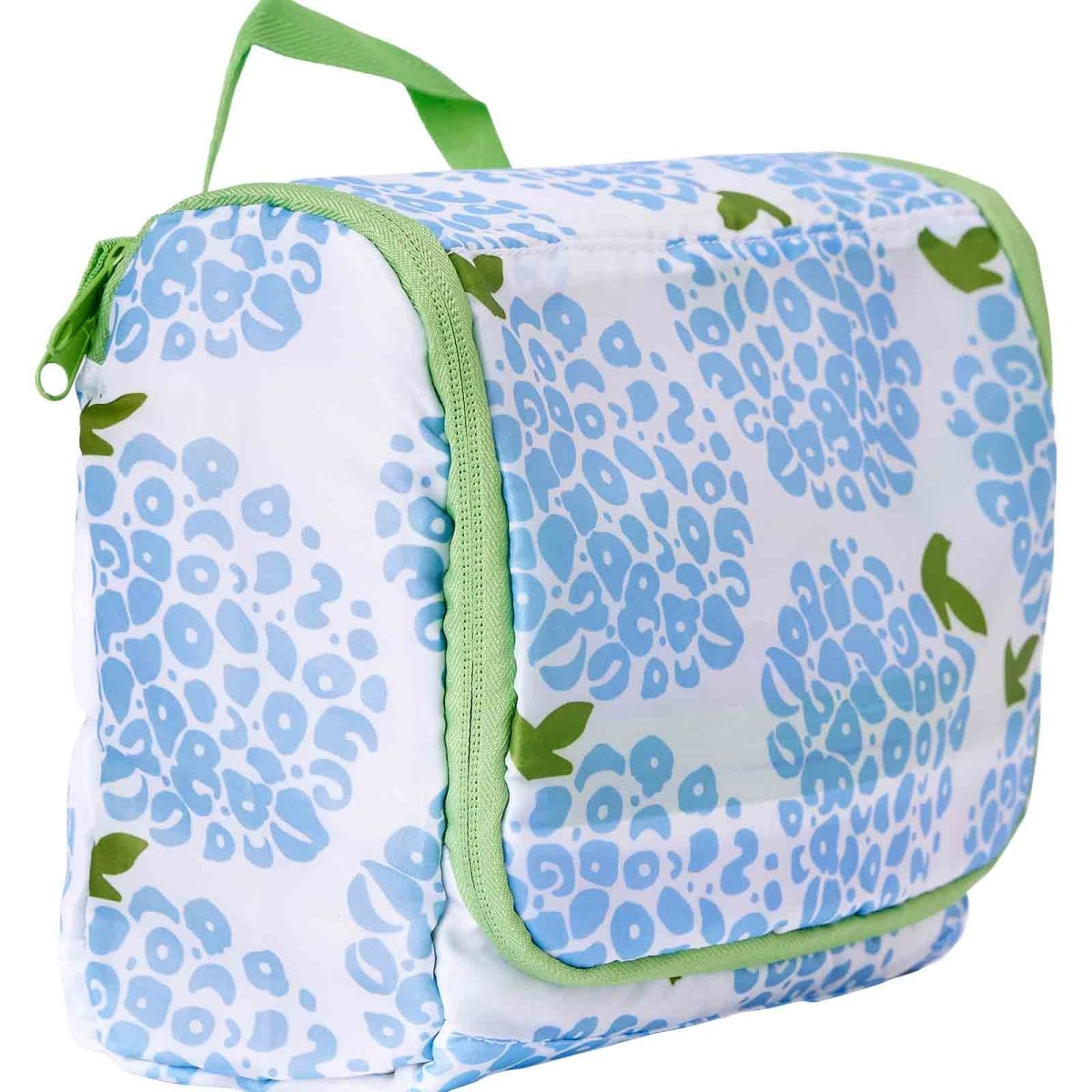 Hydrangea Blue Hanging Toiletry Bag Hanging Bag - rockflowerpaper