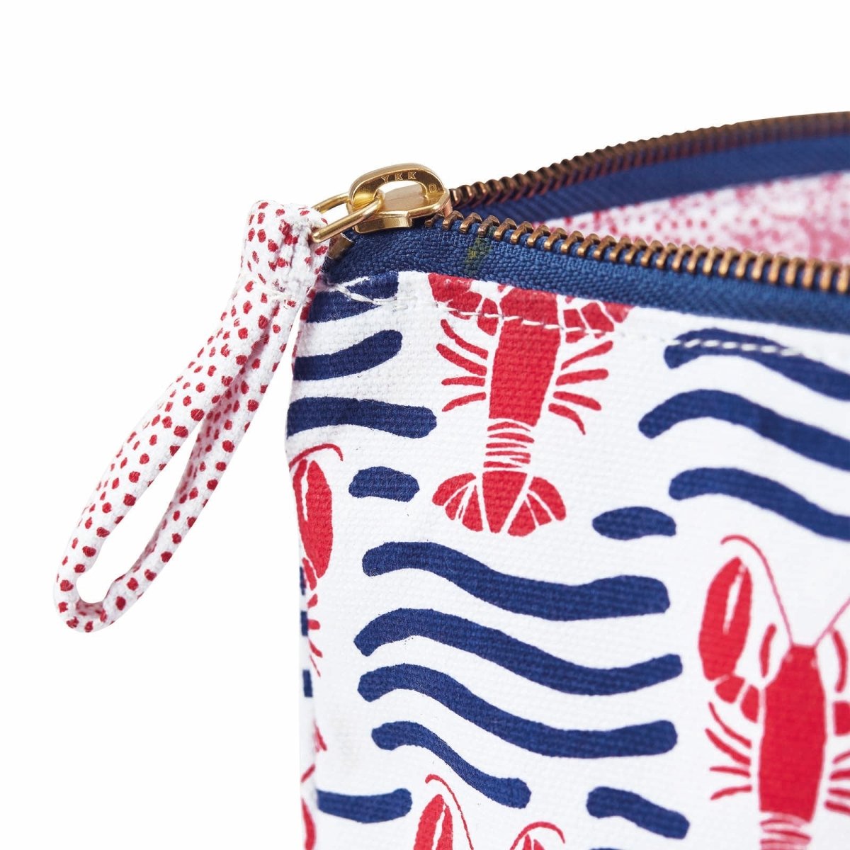 Lobster Waves Pouch Large Pouch - rockflowerpaper