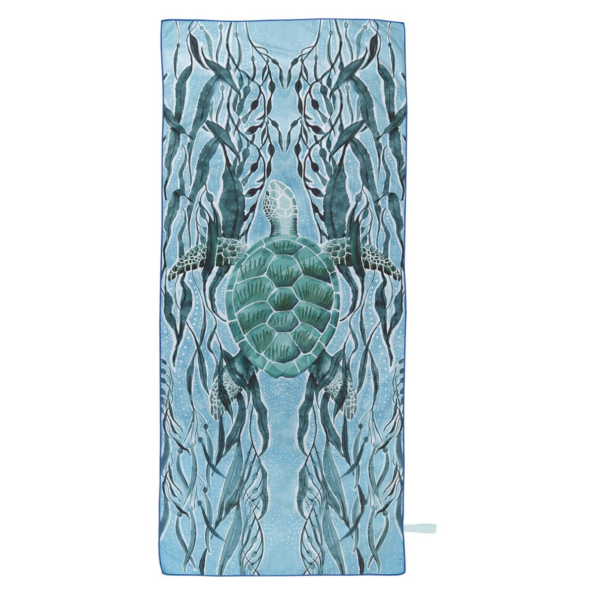 Marine Turtle Reversible Eco Beach Towel Beach Towel - rockflowerpaper
