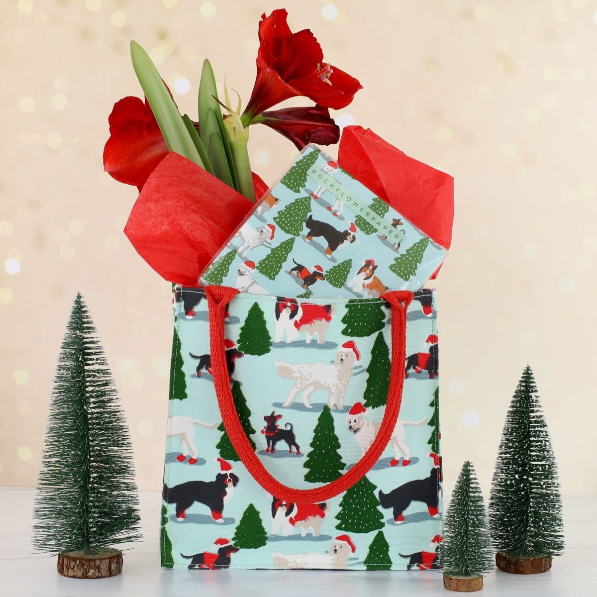 Merry Dog Reusable Itsy Bitsy Gift Bag Gift Bag - Rockflowerpaper