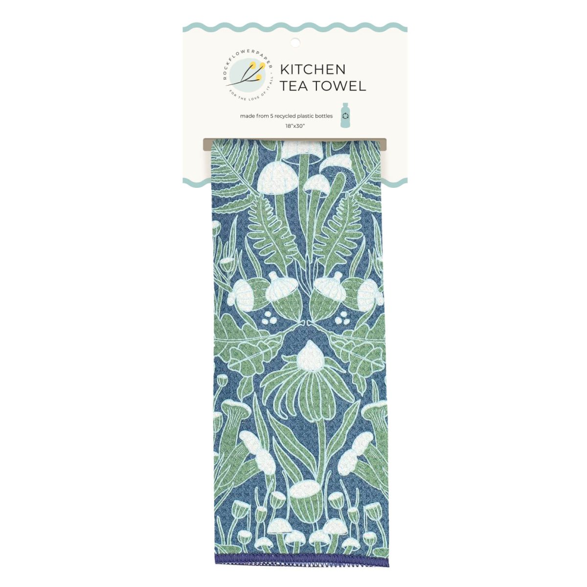 Mushroom Forest Eco Kitchen Tea Towel Tea Towel - rockflowerpaper