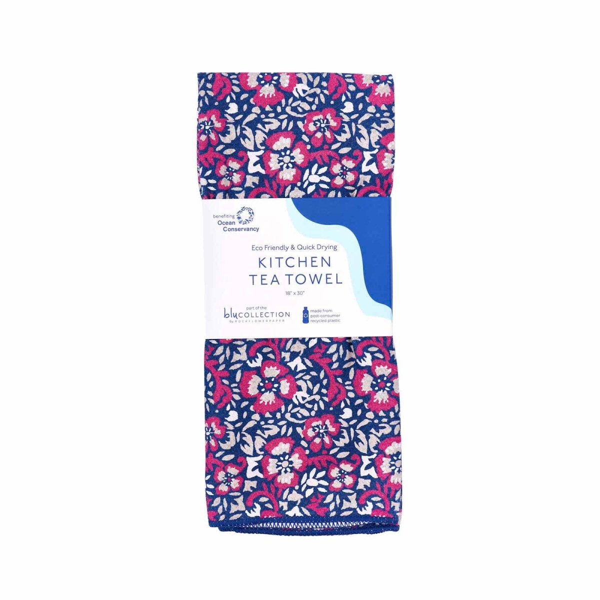 Patty Pink blu Kitchen Tea Towel Kitchen Towel - rockflowerpaper