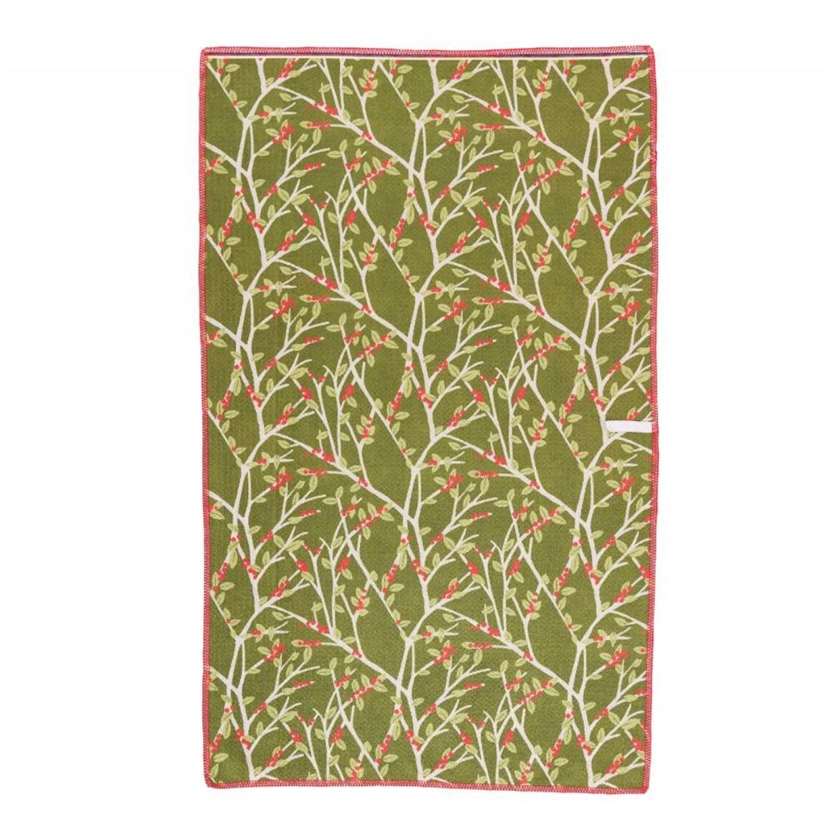 Red Cardinal blu Kitchen Tea Towel - DBL Kitchen Towel - rockflowerpaper