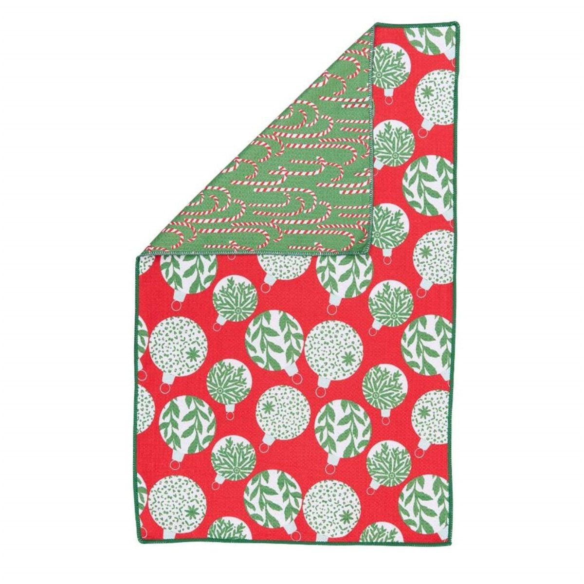 Scandi Ornaments blu Kitchen Tea Towel - DBL Kitchen Towel - rockflowerpaper