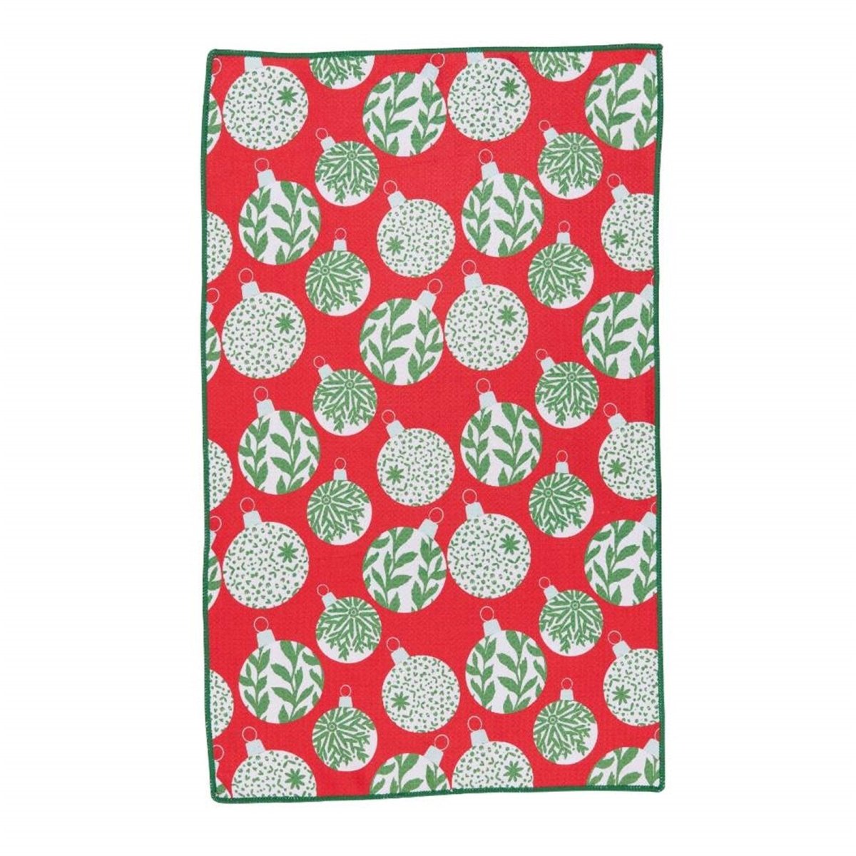 Scandi Ornaments blu Kitchen Tea Towel - DBL Kitchen Towel - rockflowerpaper