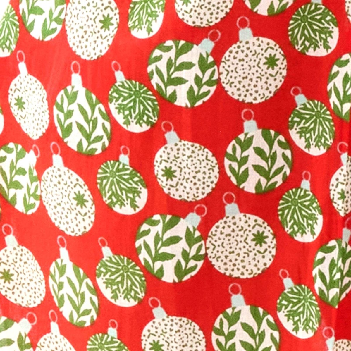Scandi Ornaments Cotton Night Shirt Sleep Shirt - Rockflowerpaper