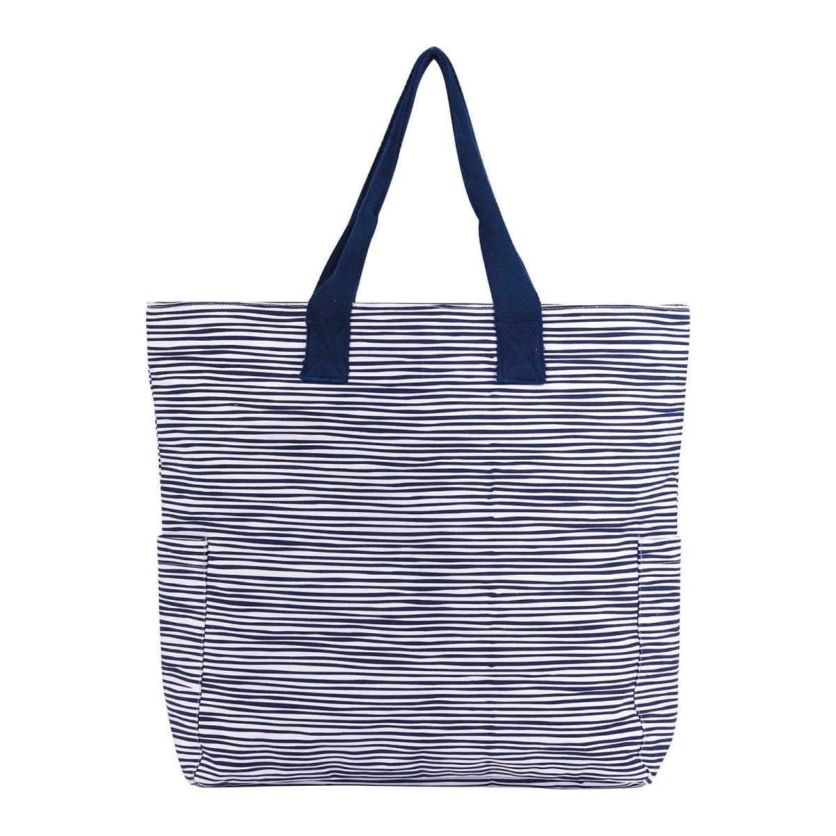 Suri Navy Carryall Tote - rockflowerpaper