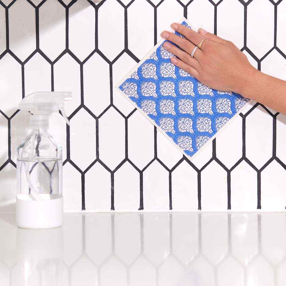 Tilly & Fifer Eco - Friendly blu Sponge Cloth - Set of 2 Eco Cloth - rockflowerpaper