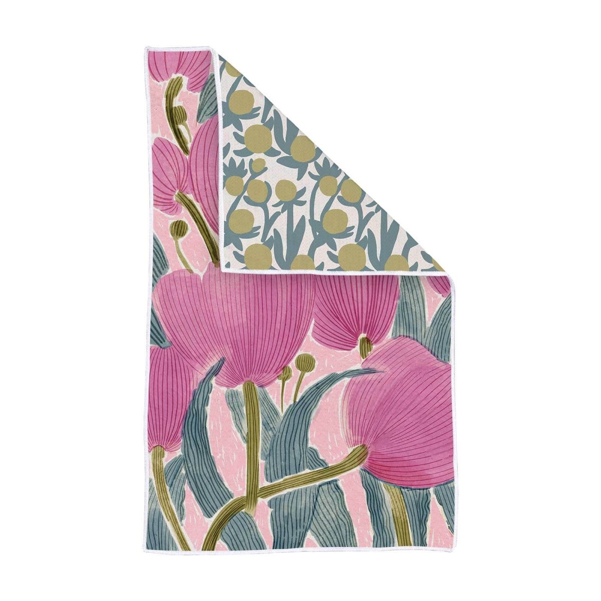 Tulip Blooms Eco Kitchen Tea Towel Tea Towel - rockflowerpaper