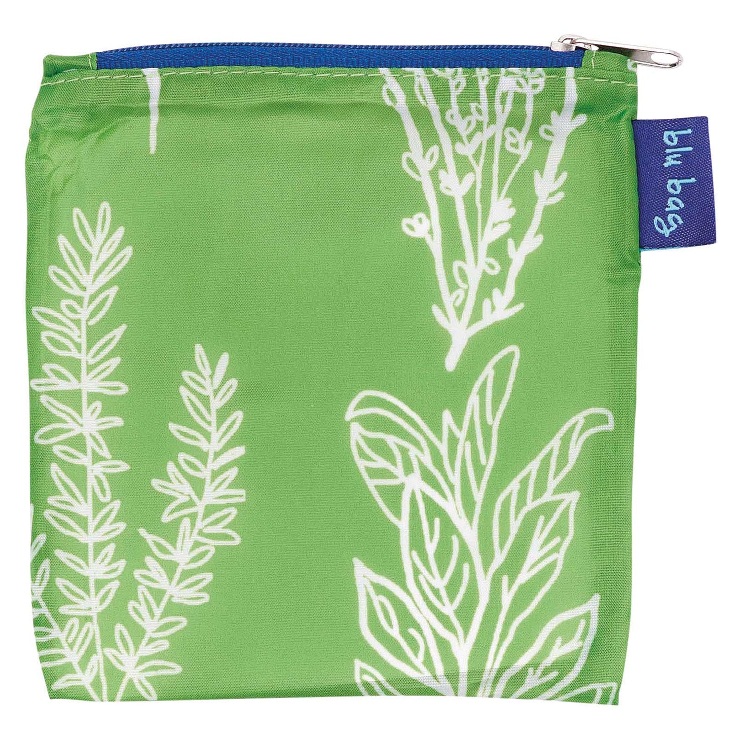 Herbs Green Blu Bag Reusable Shopping Bag - Machine Washable Reusable Shopping Bag - rockflowerpaper