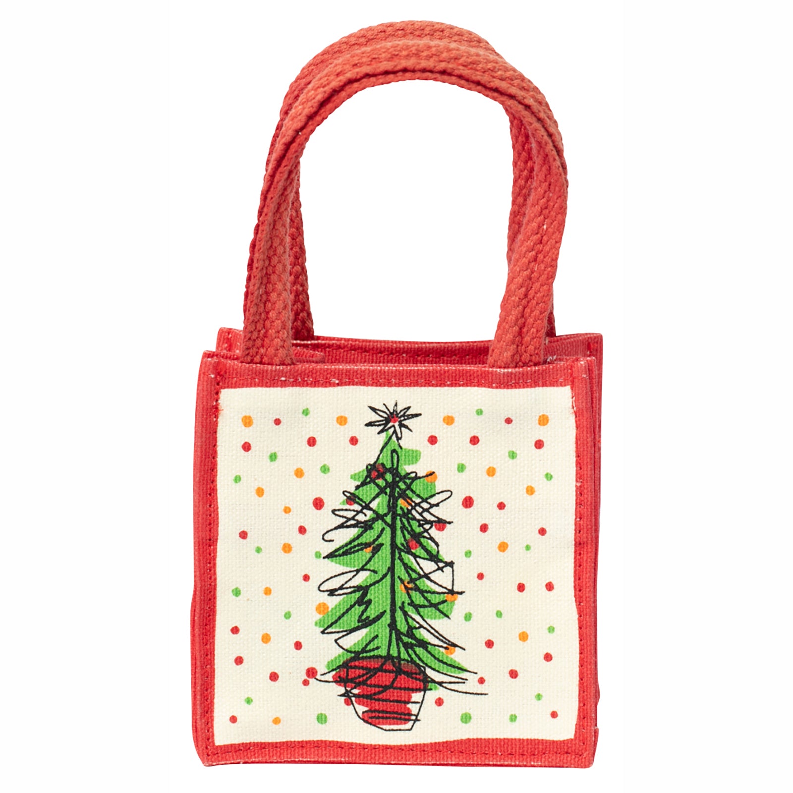 Festive Tree Small Itsy Bitsy Gift Bag Gift Bag - rockflowerpaper