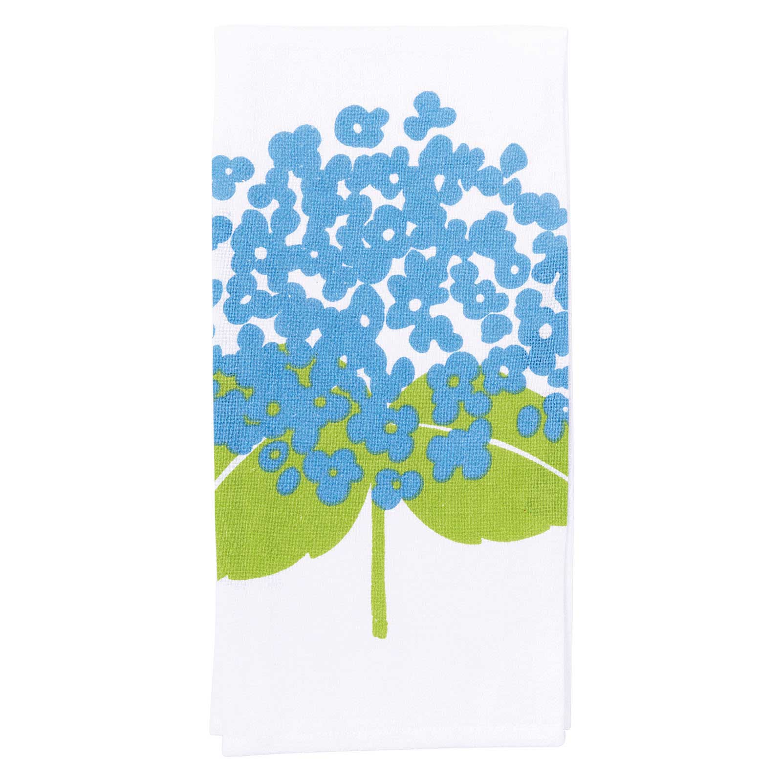 Hydrangea Cotton Kitchen Towel Set Of 3 Cotton Kitchen Towel - rockflowerpaper