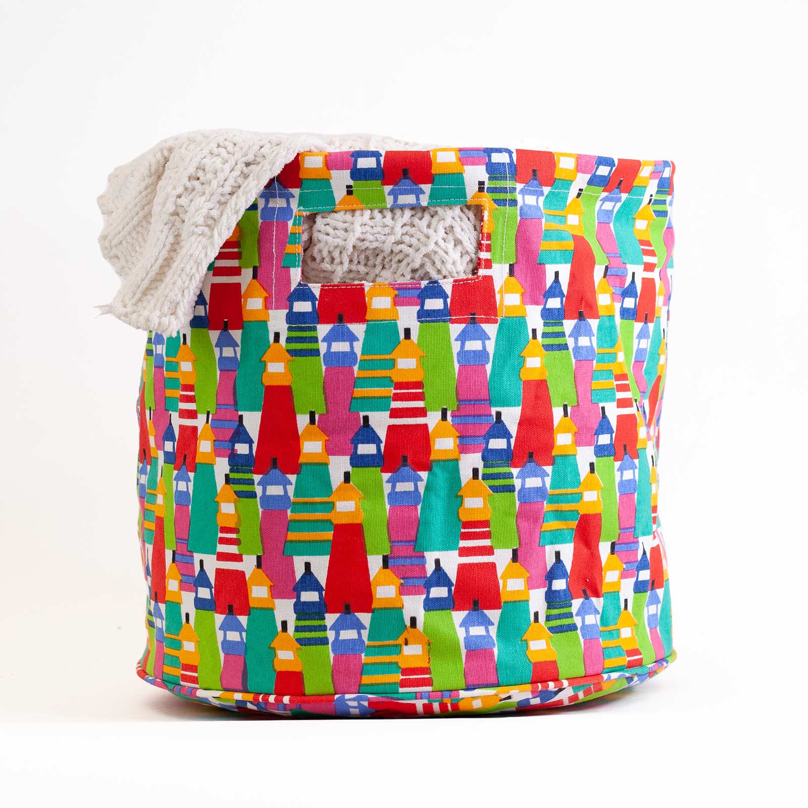 Lighthouses Canvas Basket Canvas Basket - rockflowerpaper