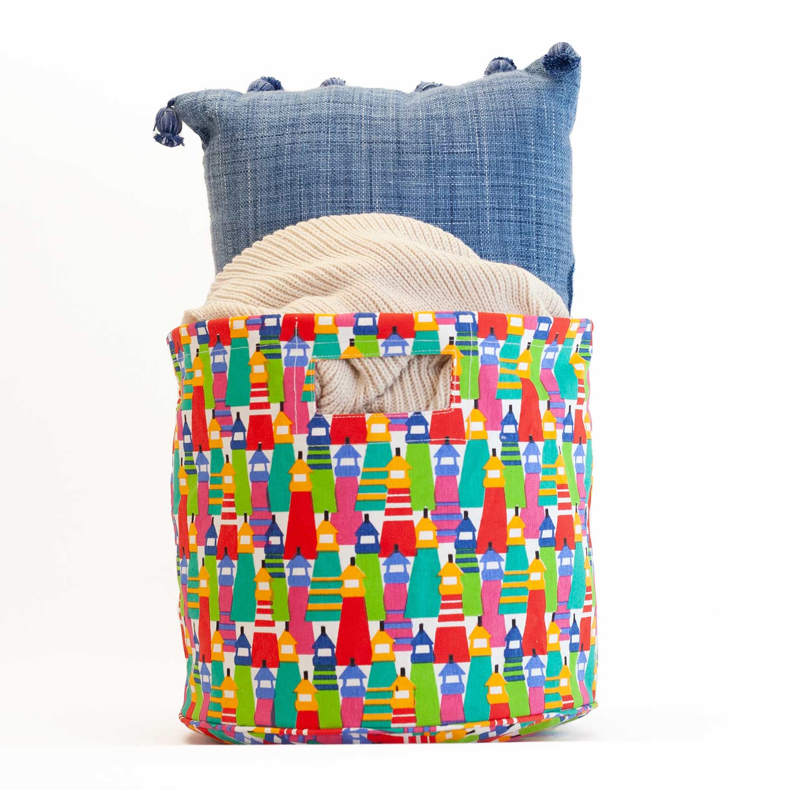 Lighthouses Canvas Basket Canvas Basket - rockflowerpaper