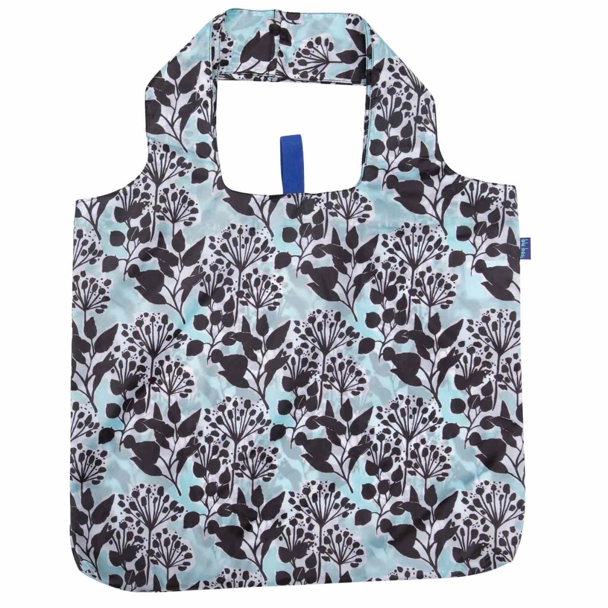 Autumnal Flora Blu Bag Reusable Shopping Bag - Machine Washable Reusable Shopping Bag - rockflowerpaper