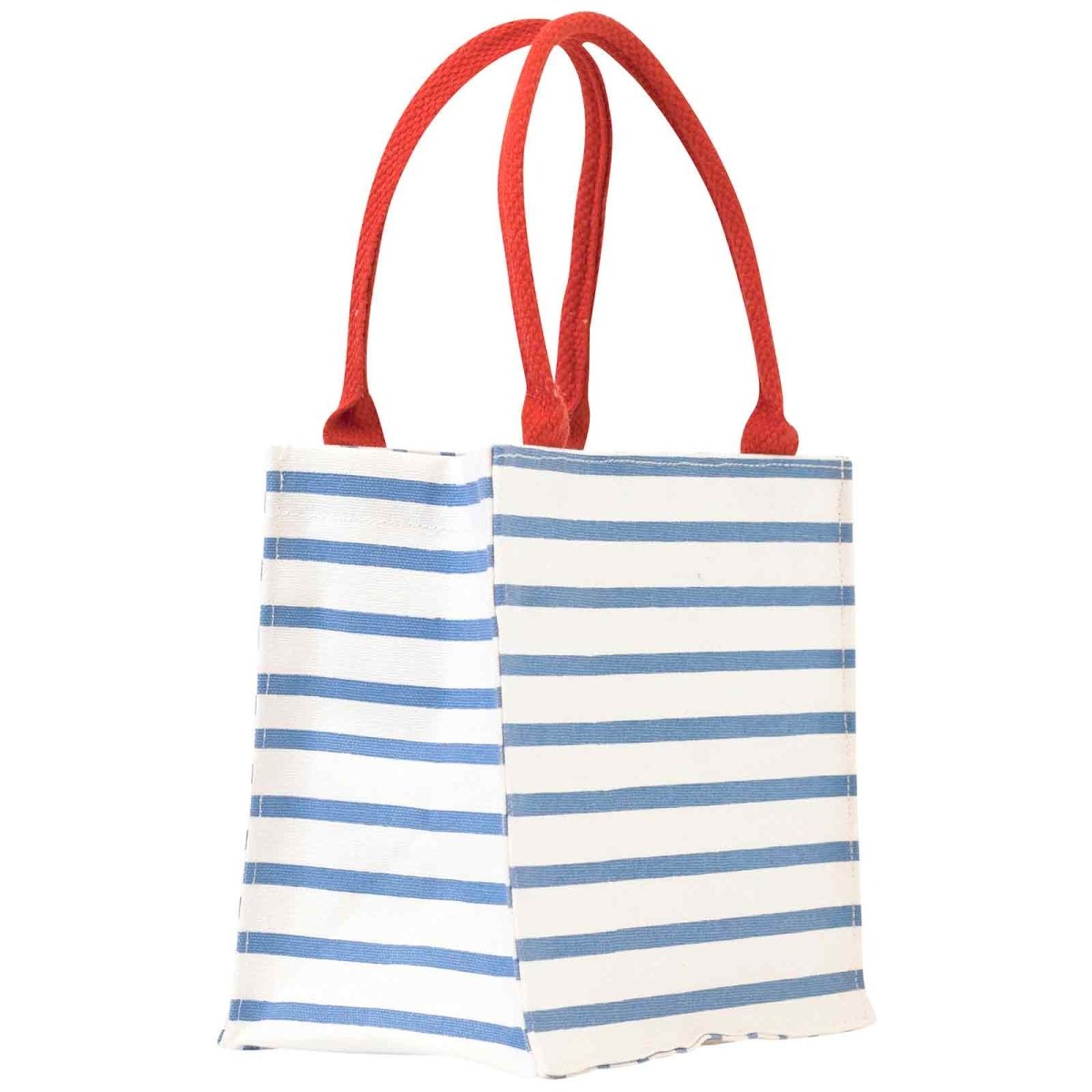Bateau Stripe Lt Blue Itsy Bitsy Gift Bag Gift Bag - rockflowerpaper