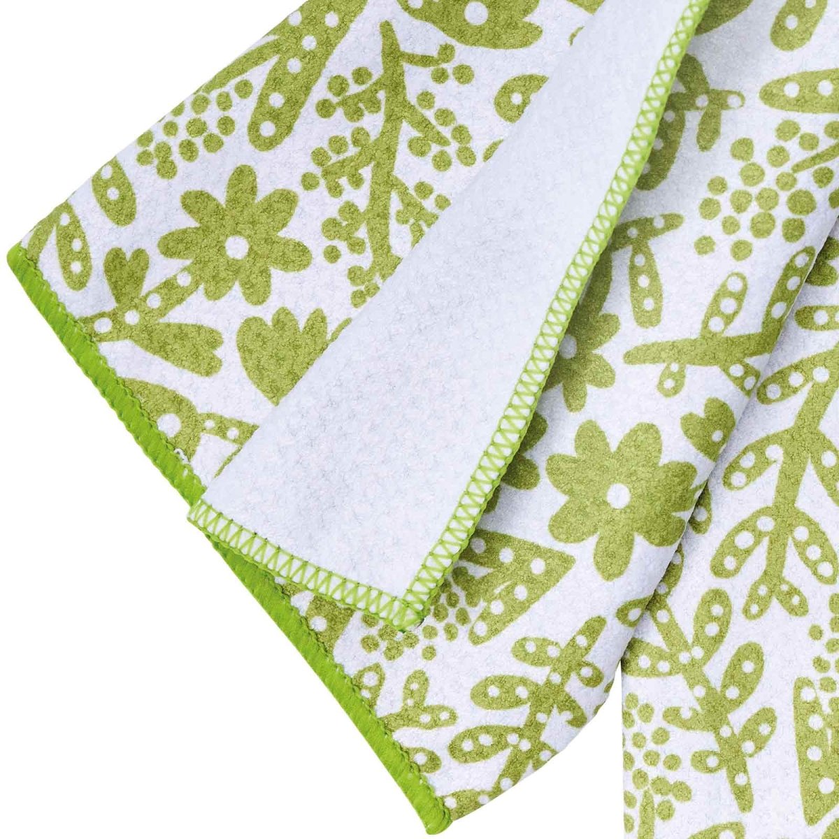 Botanical Lime blu Kitchen Tea Towel Kitchen Towel - rockflowerpaper