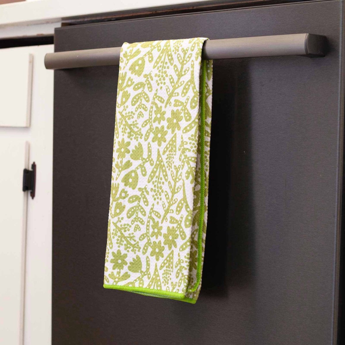 Botanical Lime blu Kitchen Tea Towel Kitchen Towel - rockflowerpaper