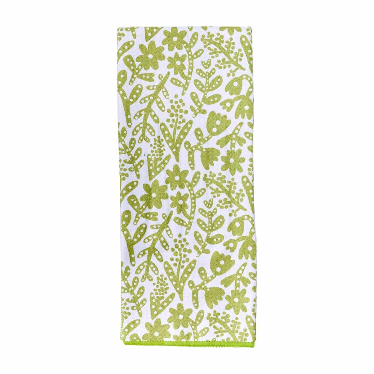 Botanical Lime blu Kitchen Tea Towel Kitchen Towel - rockflowerpaper