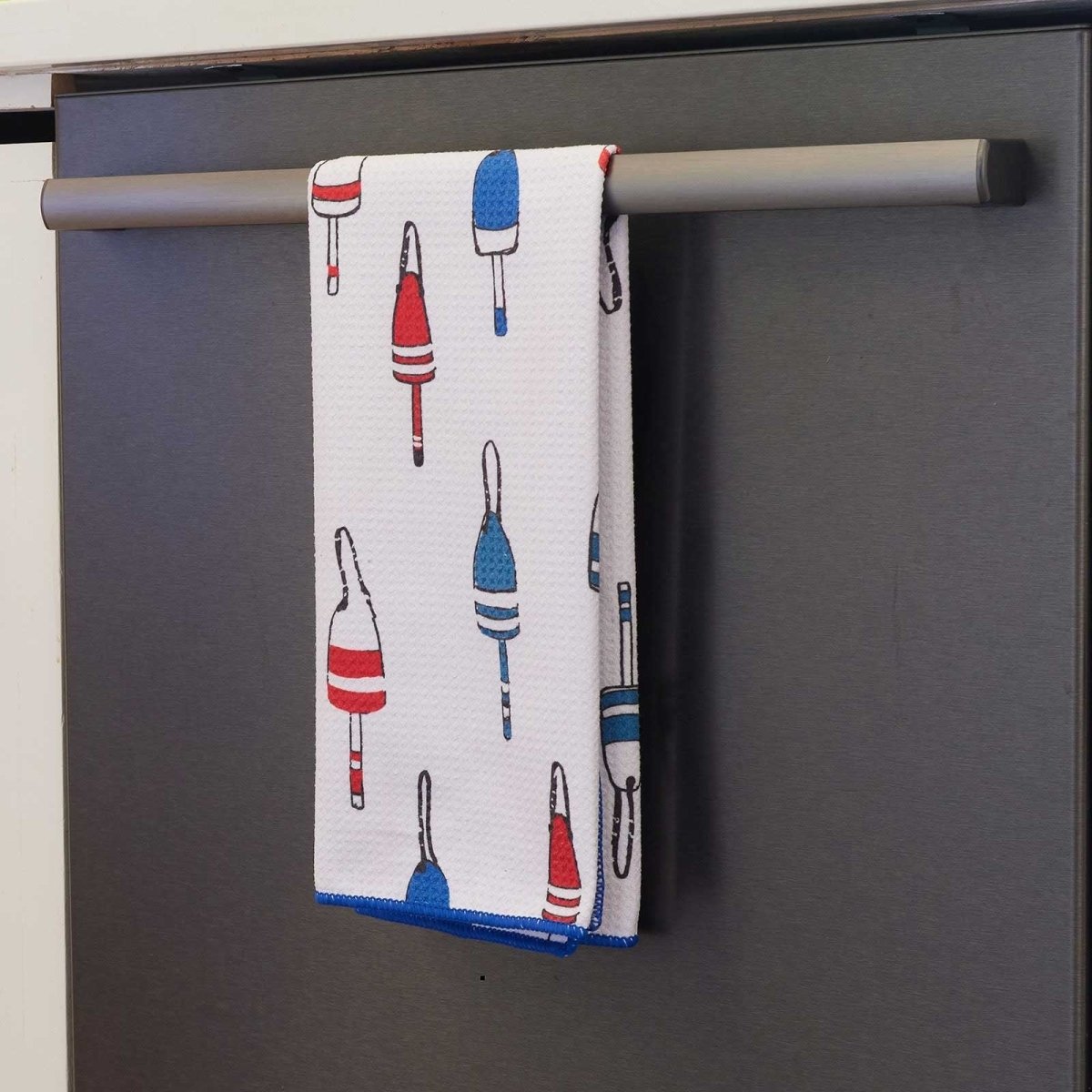 Buoys Blu Kitchen Tea Towel Kitchen Towel - rockflowerpaper