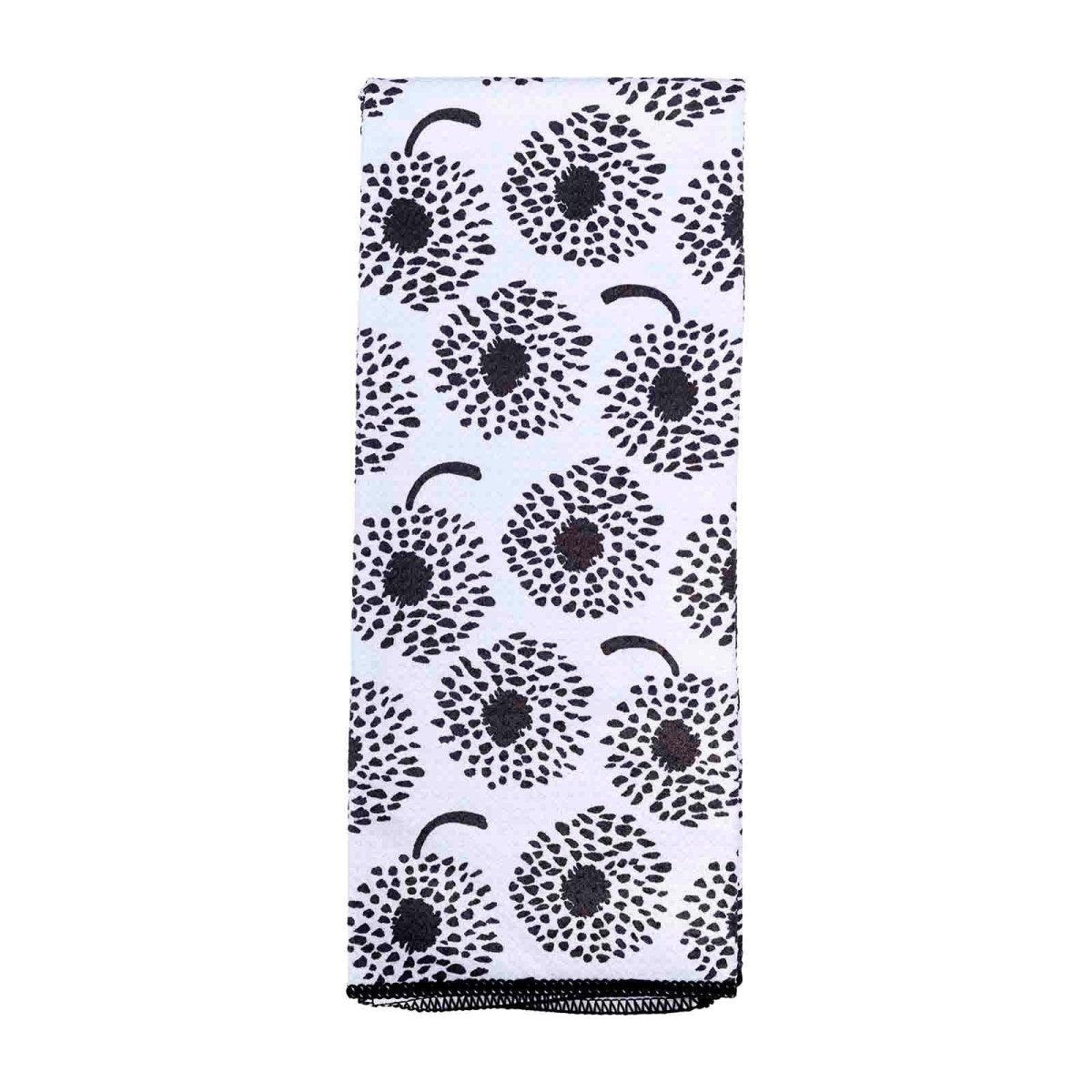 Dandelion blu Kitchen Tea Towel Kitchen Towel - rockflowerpaper