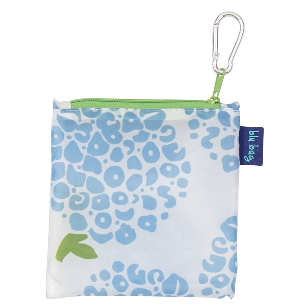 Hydrangea Blue Blu Reusable Shopping Bag - Machine Washable Reusable Shopping Bag - rockflowerpaper