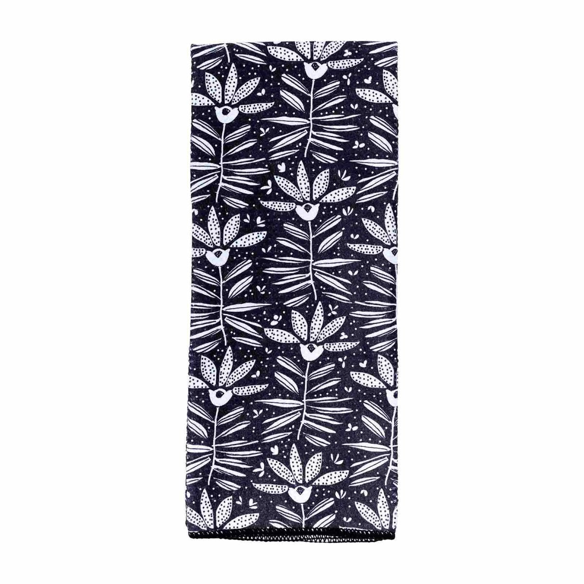 Iris blu Kitchen Tea Towel Kitchen Towel - rockflowerpaper