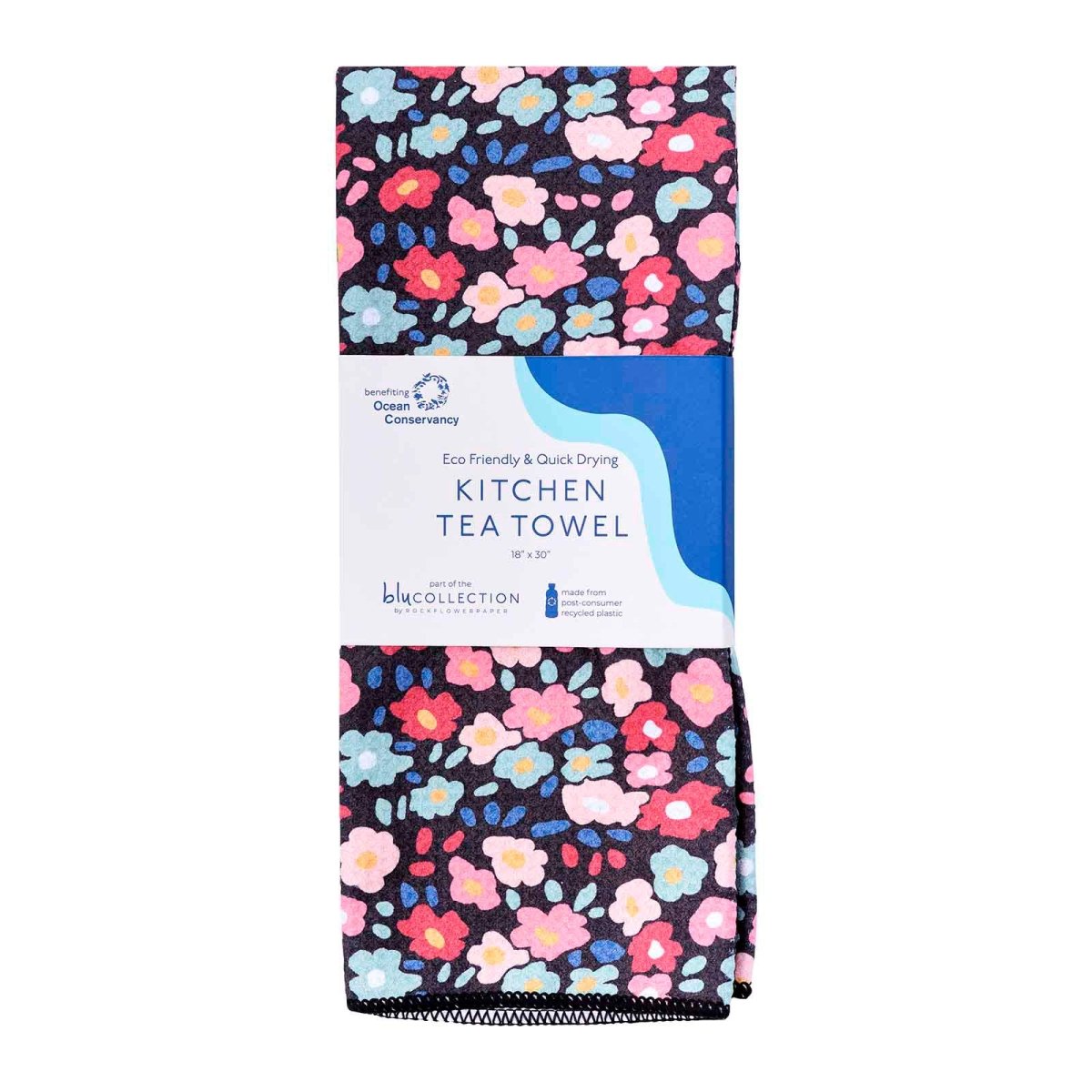 Jackie blu Kitchen Tea Towel Kitchen Towel - rockflowerpaper