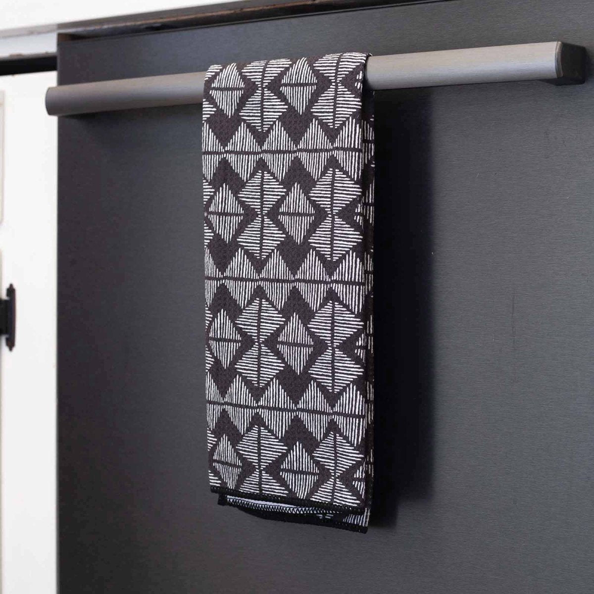 Kinsley Black blu Kitchen Tea Towel Kitchen Towel - rockflowerpaper
