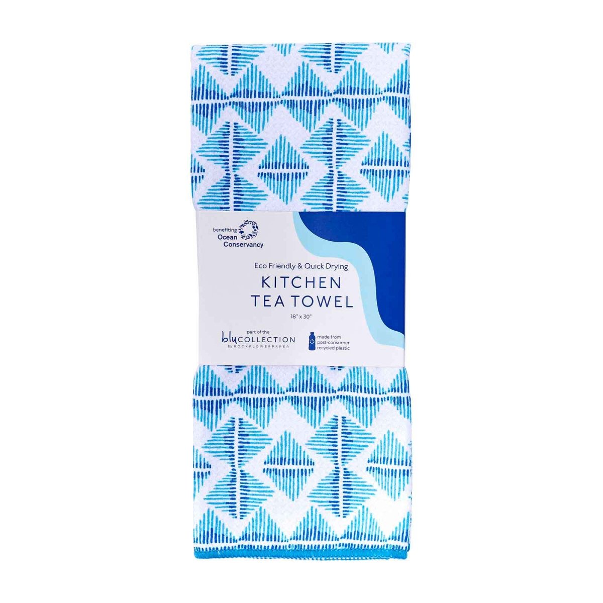 Kinsley blu Kitchen Tea Towel Kitchen Towel - rockflowerpaper