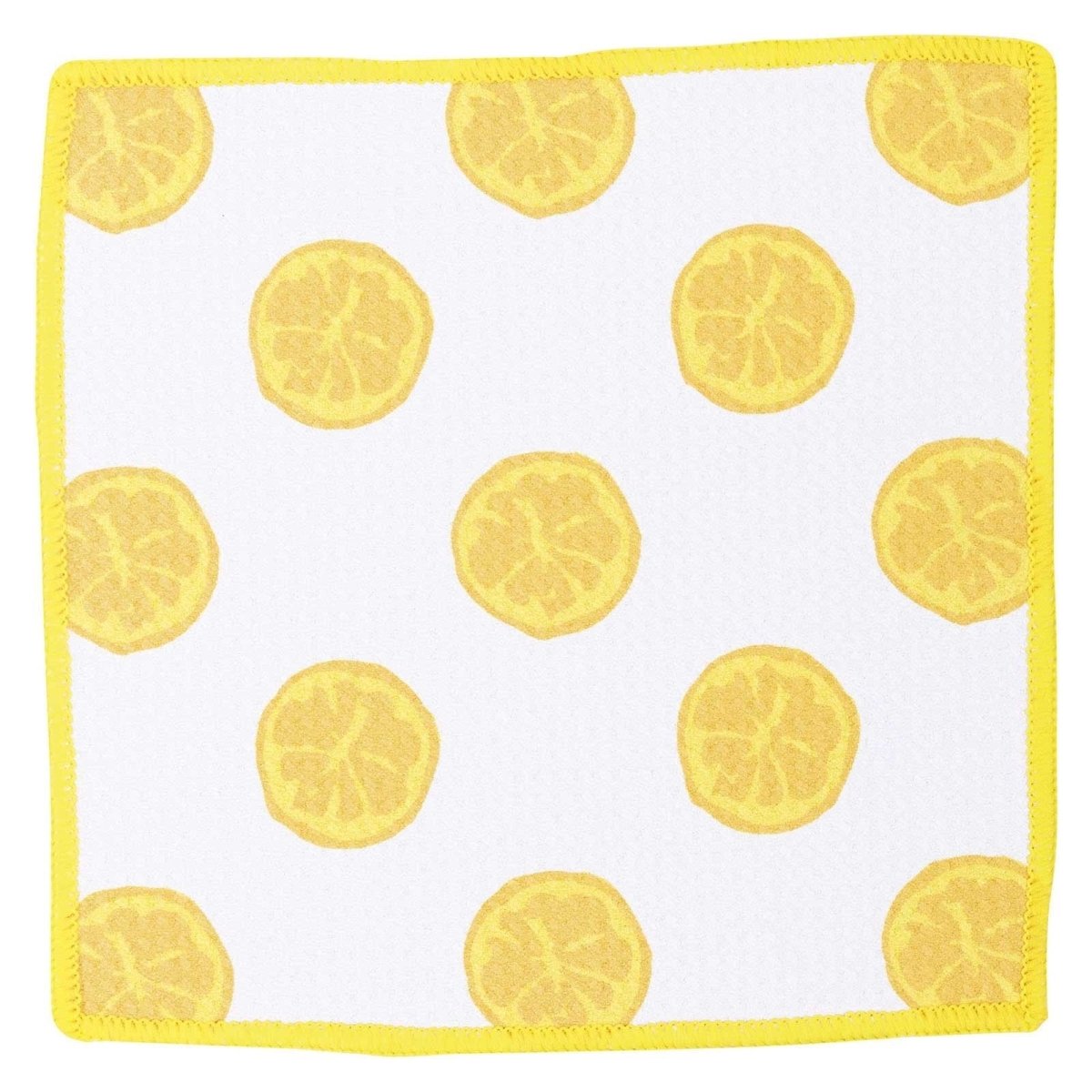 Lemon Slices blu Kitchen Dish Cloths (Set of 3) Reusable Dish Cloth - rockflowerpaper