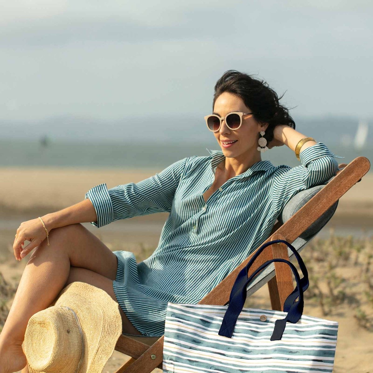 Lucy blu Cotton Beach Shirt Swim Cover Up - rockflowerpaper