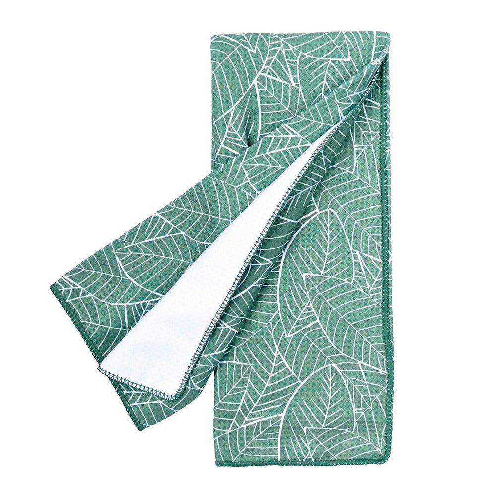 Lush Leaves blu Kitchen Tea Towel Kitchen Towel - rockflowerpaper